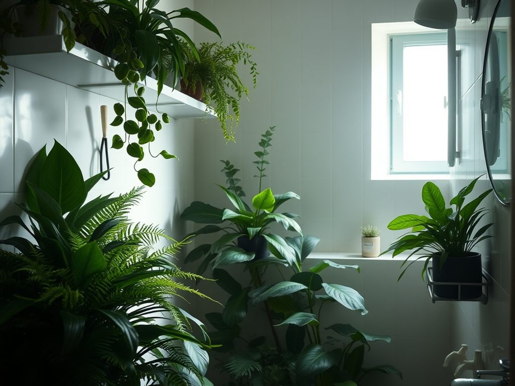Rośliny do łazienki bez okna: które gatunki wybrać i jak zadbać o ich kondycję w cieniu
